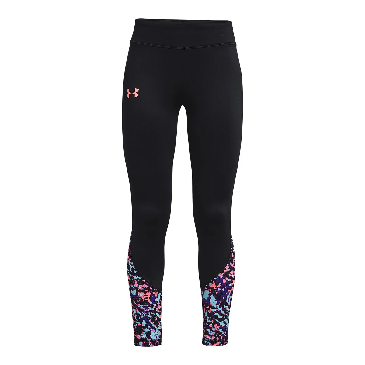 Girls' ColdGear Leggings, custom youth shirt with logo imprint 1