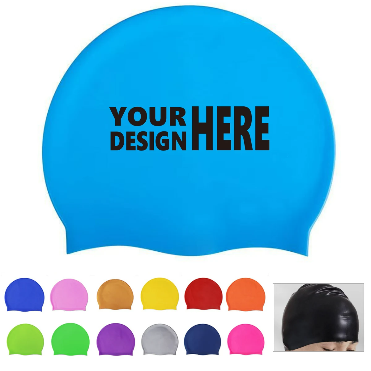 Premium Silicone Swimming Cap 1