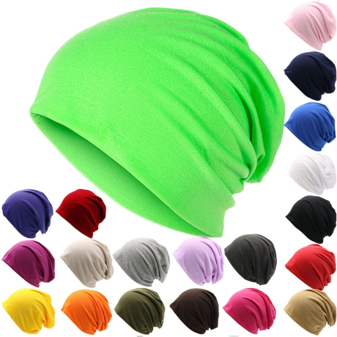 Unisex Soft Stretch Beanies Caps 1
