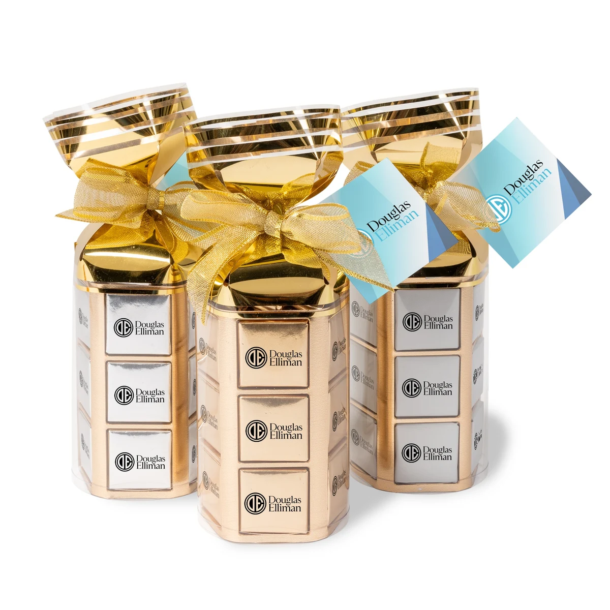 Thirty Six Piece Chocolate Foiled Square Gift Bag 1
