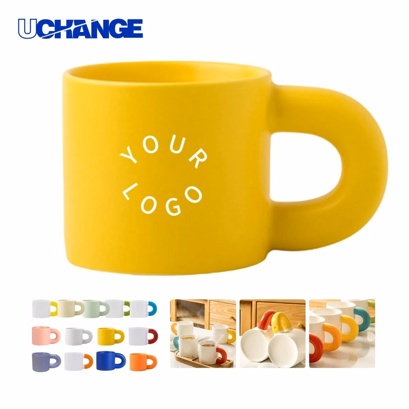 Ceramic Mug Drinkware 11oz with Barrel Shaped Body