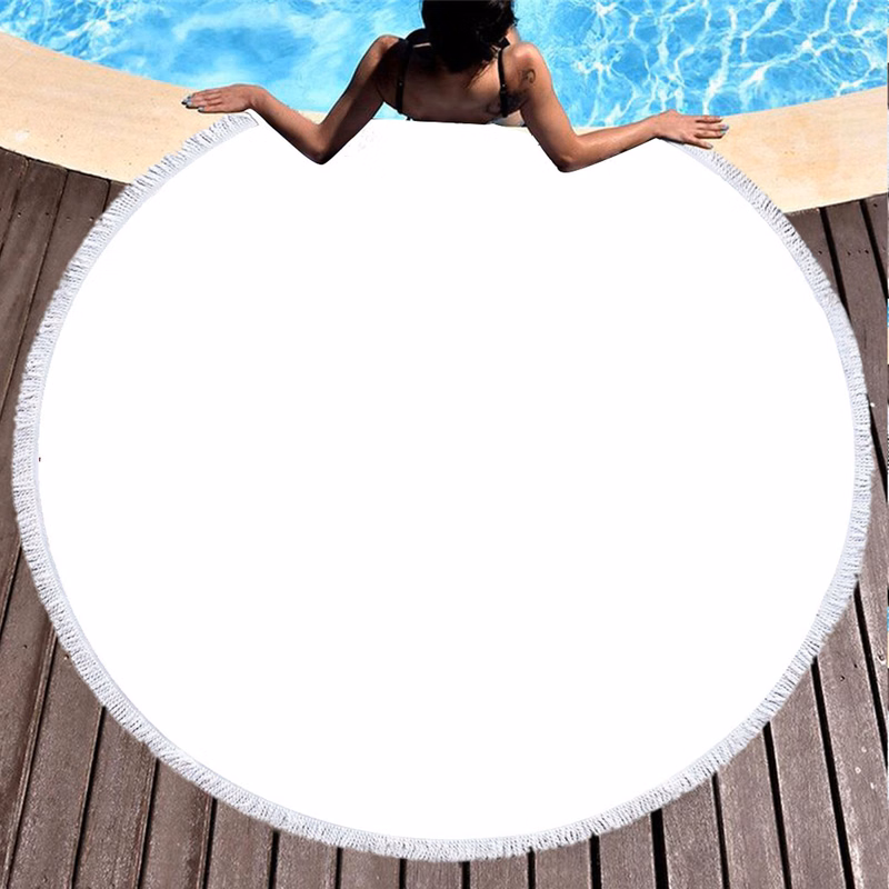Round Beach Towels With Tassel