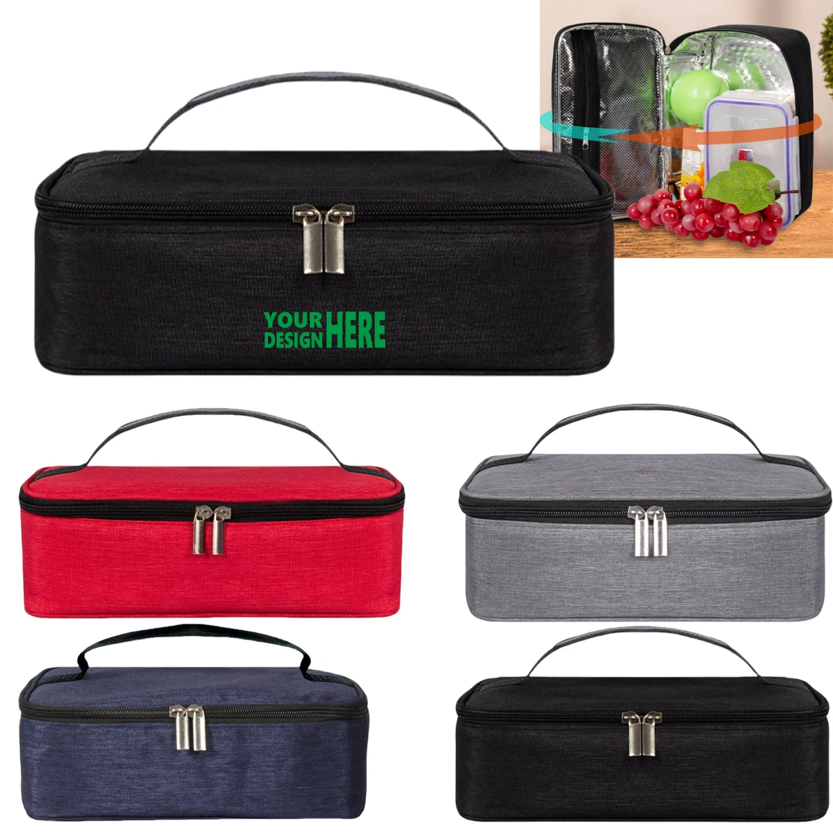3L Waterproof Oxford Cloth Picnic Cooler Bag 1