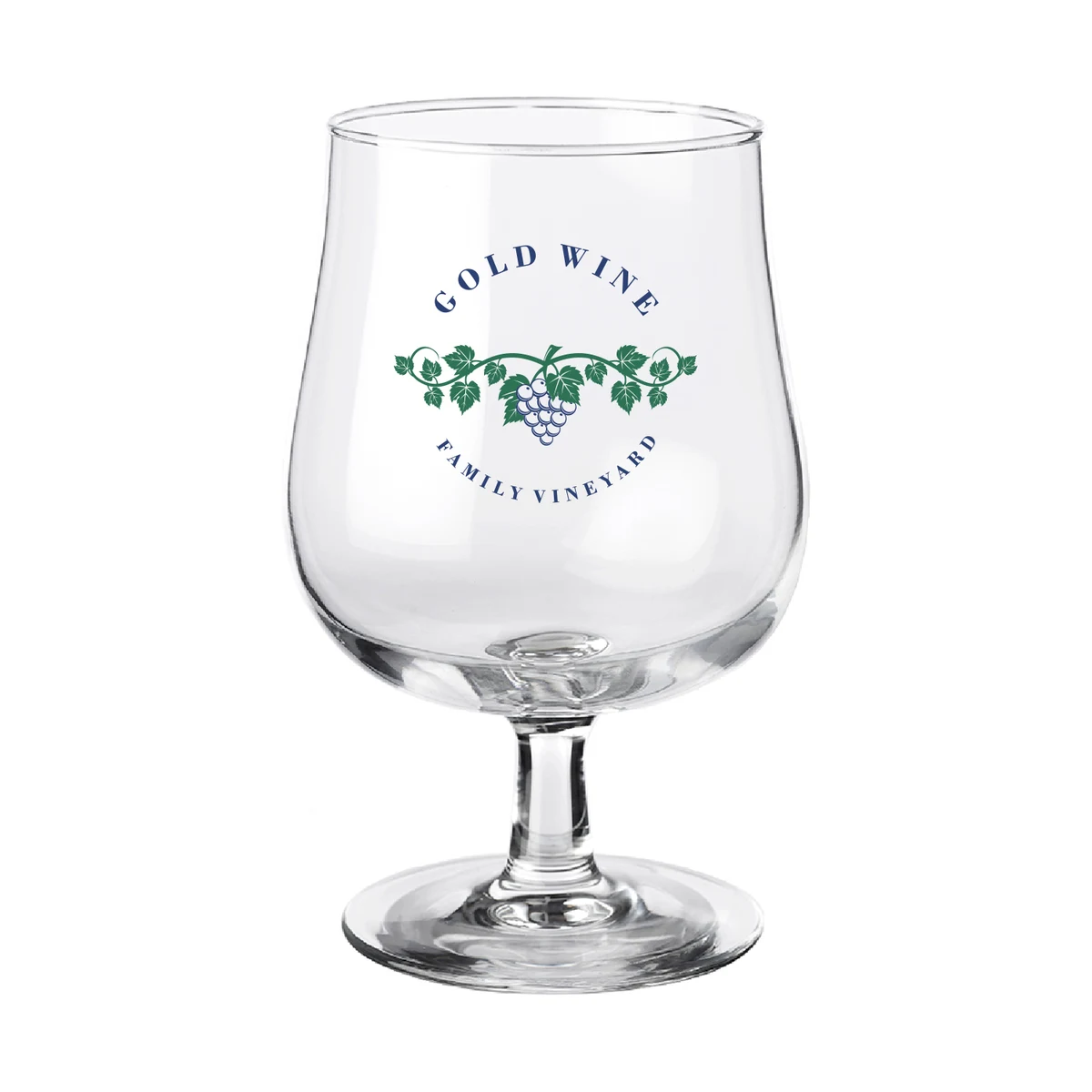 16.75 oz Arc® Elegance Stemmed Goblet (2 Color Imprint) 1