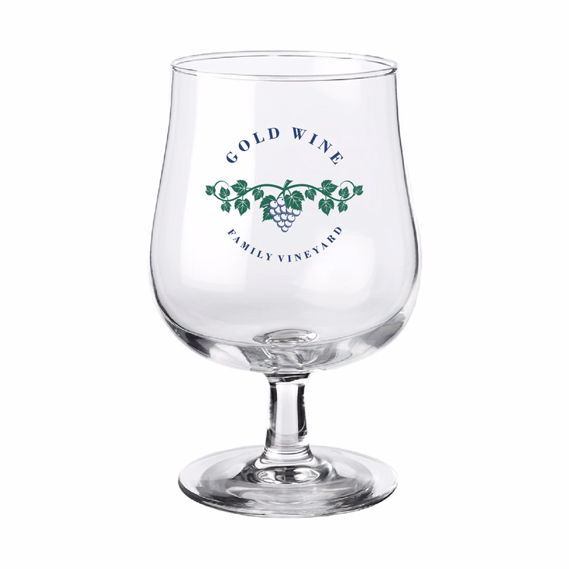 16.75 oz Arc® Elegance Stemmed Goblet (2 Color Imprint)