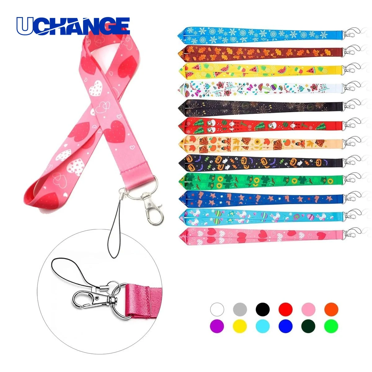 Custom Full Color Polyester Lanyard for Events 1