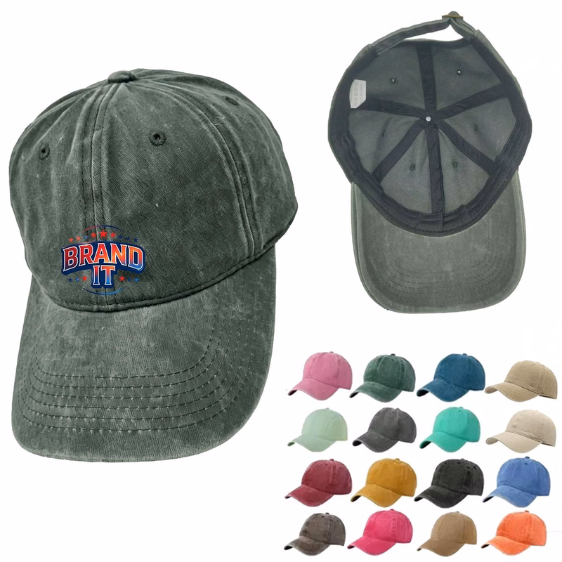 Cotton Dyed Dad Twill Baseball Cap