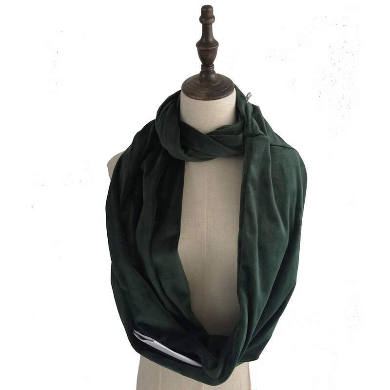 Baby camping women Scarf With Pocket TRAVEL OUTDOOR