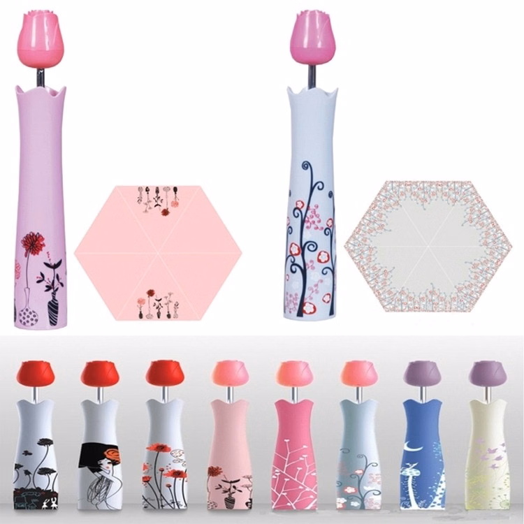 Roses Shape Umbrella