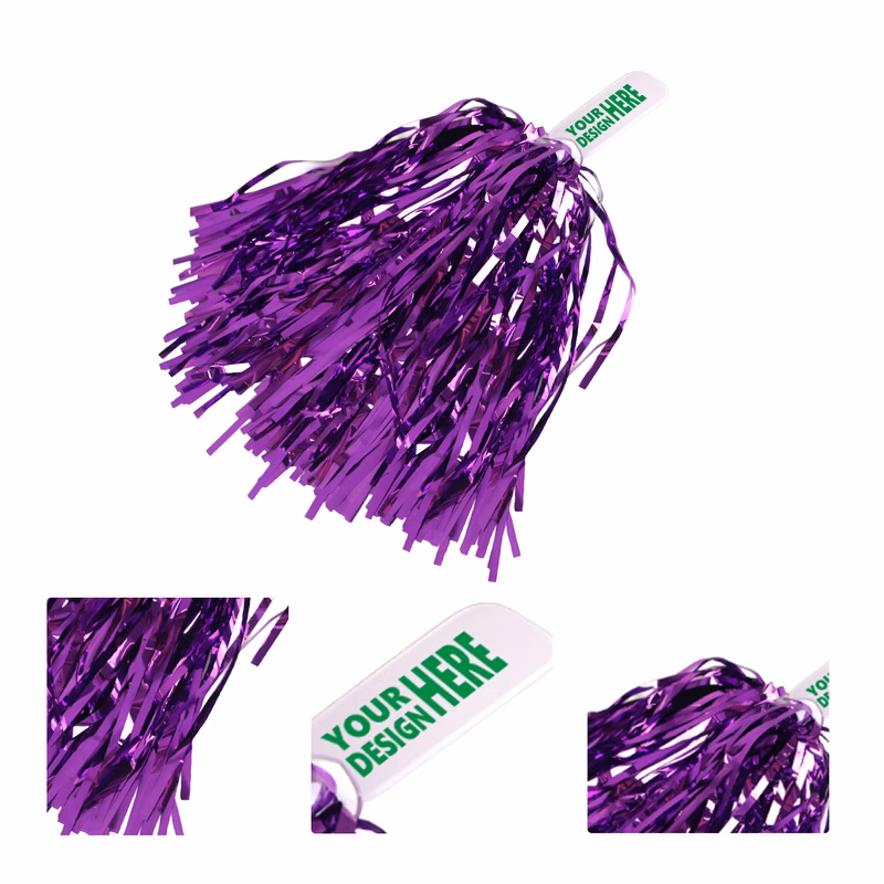 MOQ50 Customizable Cheerleading Poms for Events