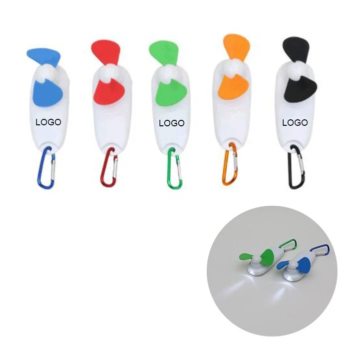 Portable Mini Fan w/Carabiner 1