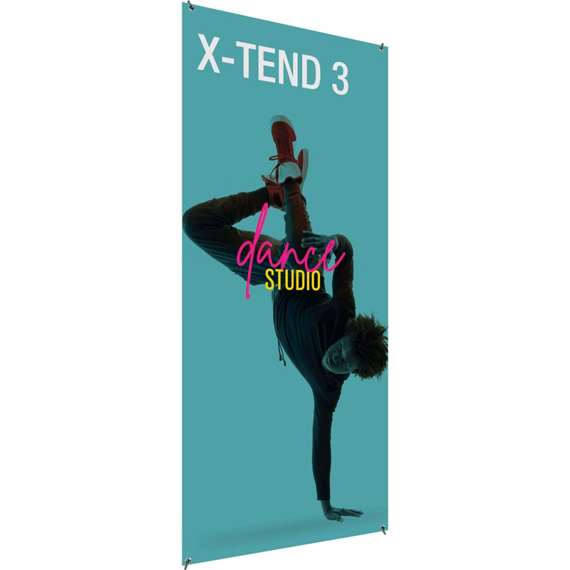 X-tend 3 Spring Back Banner Stand