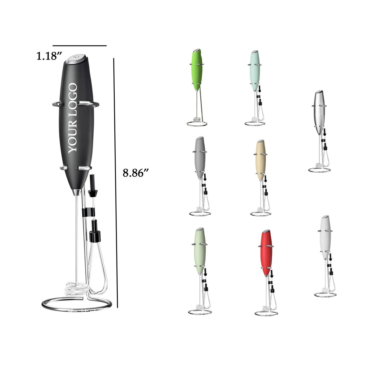 Powerful Milk Frother Handheld Foam Maker 1
