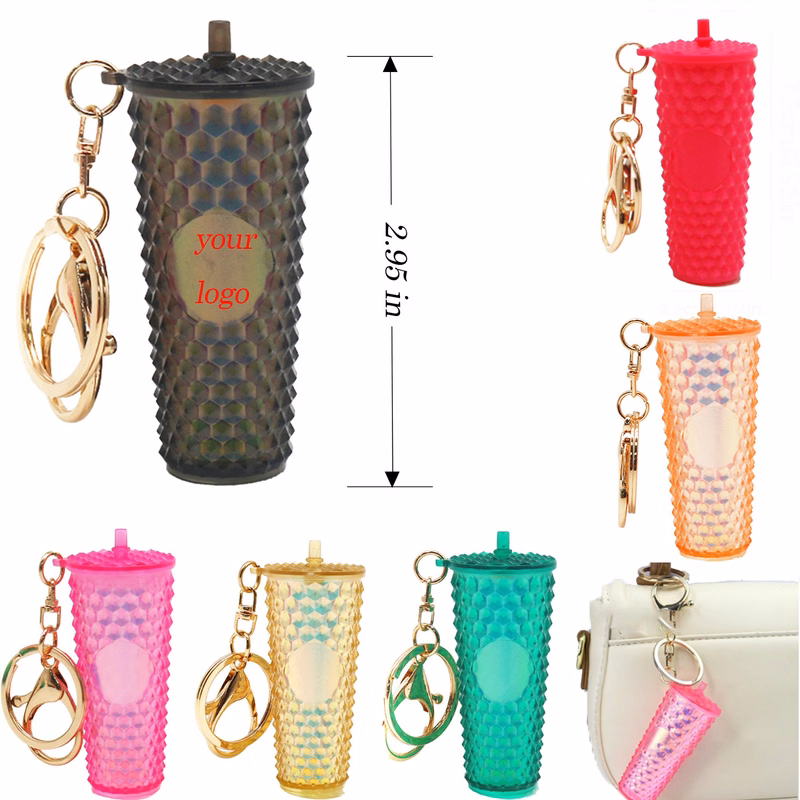 Mini Shinning Cup Shape Keychain