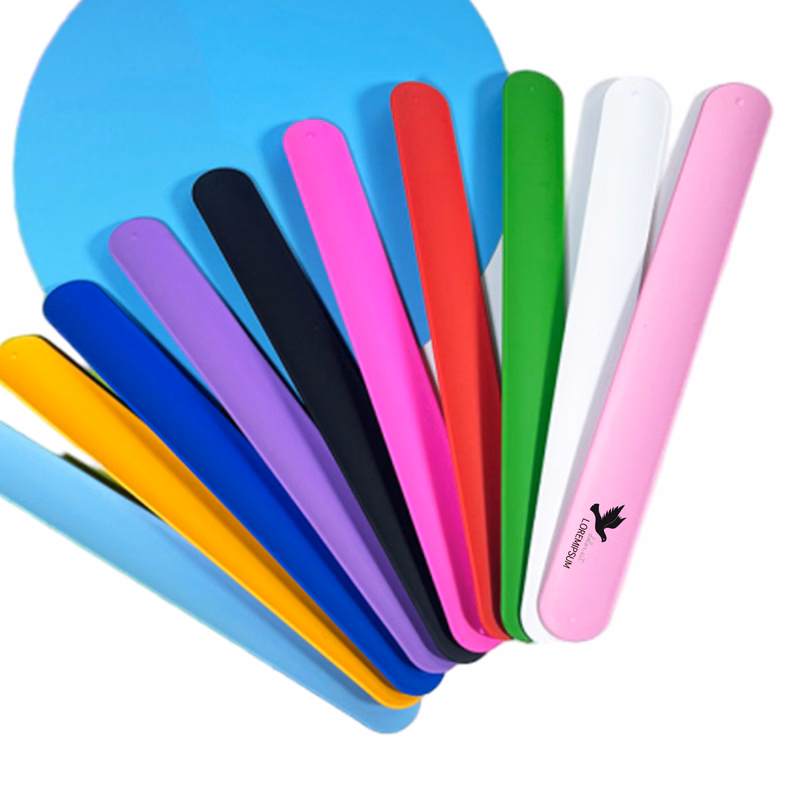Silicone Slap Bracelet Wristbands Clap Ring