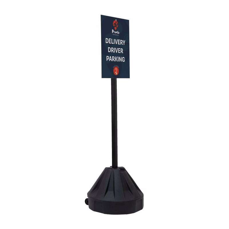 72" Rover Portable Sign Post Single-Sided Kit
