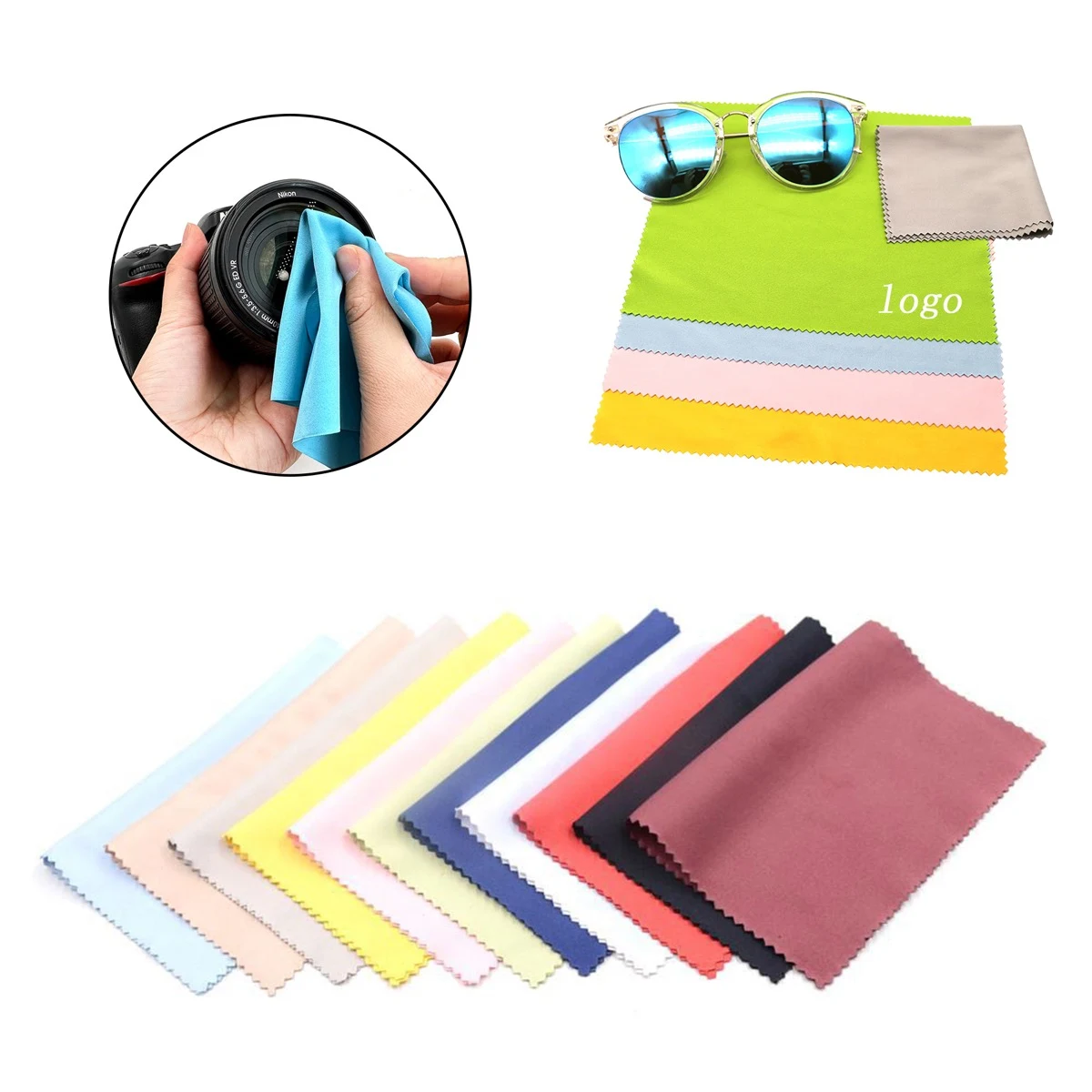 Ultra-Fine Fiber Mobile Phone Screen Eyeglass Cleaning Cloth 1