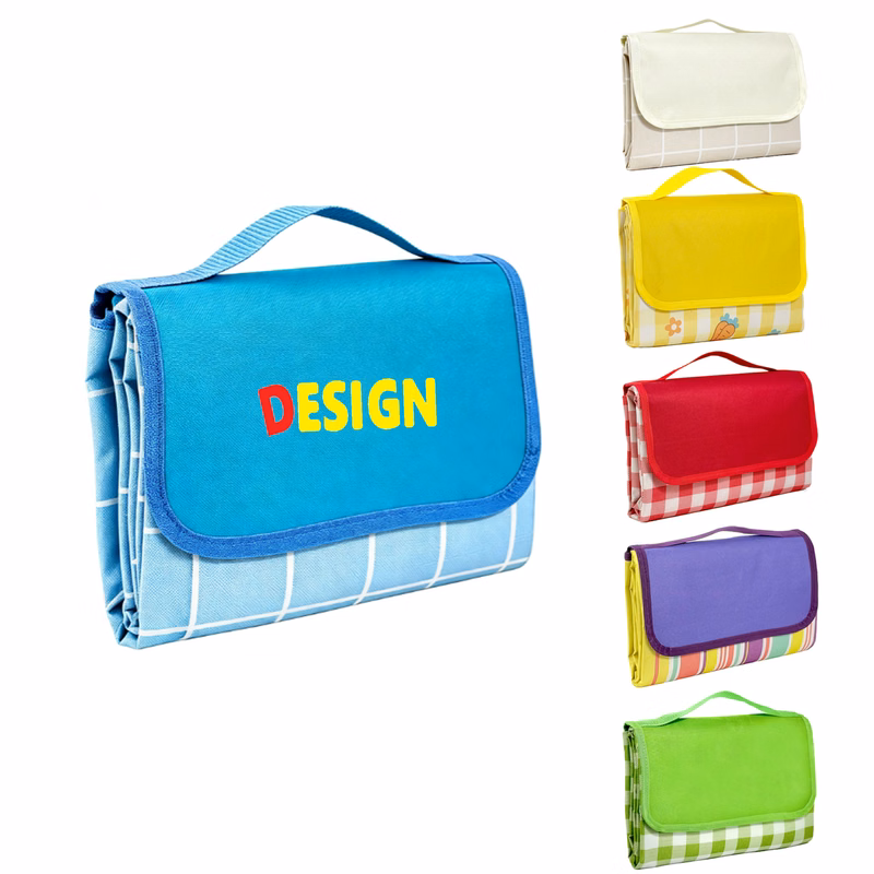 Foldable Waterproof Picnic Mat with Handle for Outdoor Fun