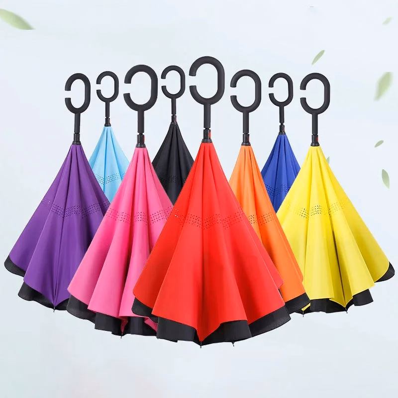 C Handle Inverted Umbrella Manual-Open