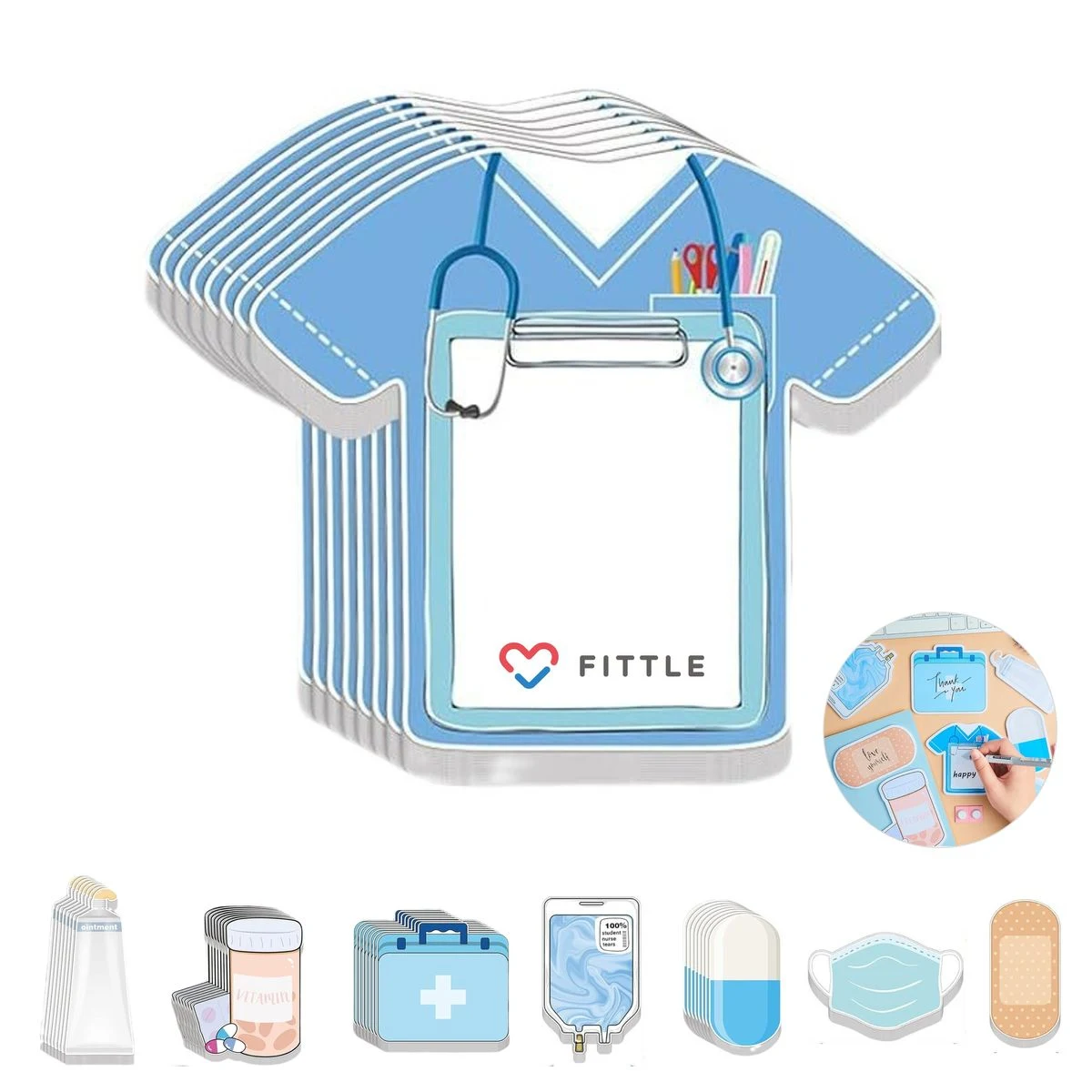 Medical Theme Die Cut Sticky Note 1