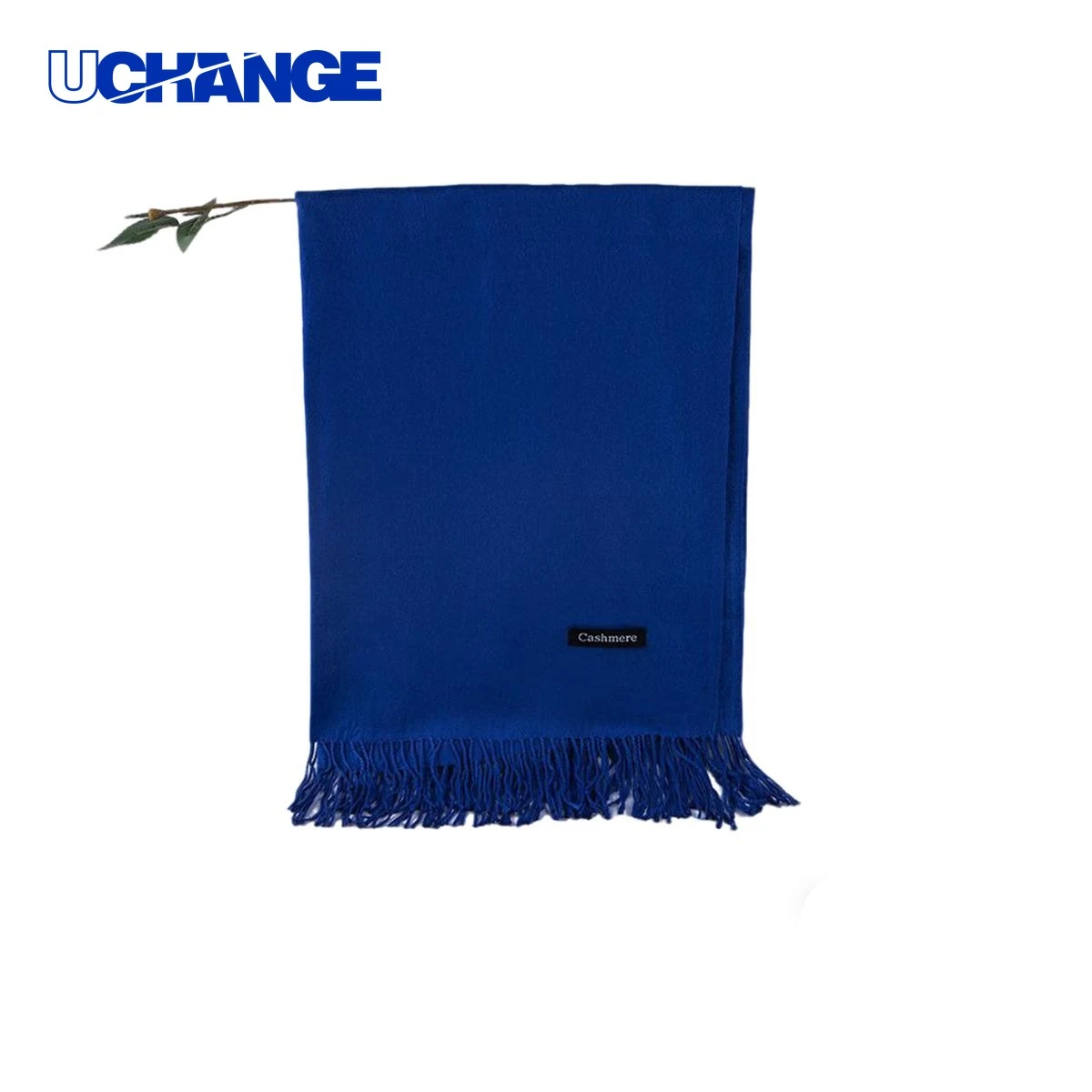 Imitation Cashmere Woven Scarf 71" x 28" with Fringe 1