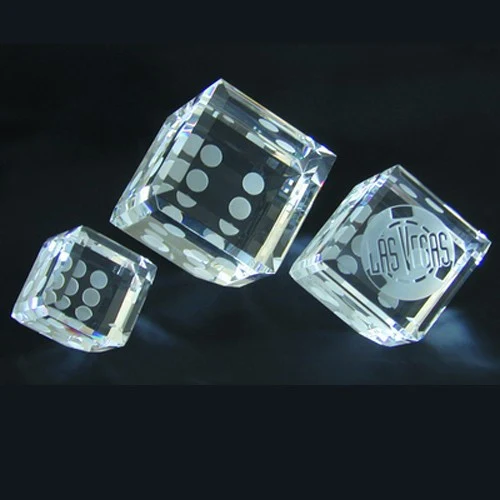 5 Sided engraved dice number and 1 side blank for imprint, small size 1