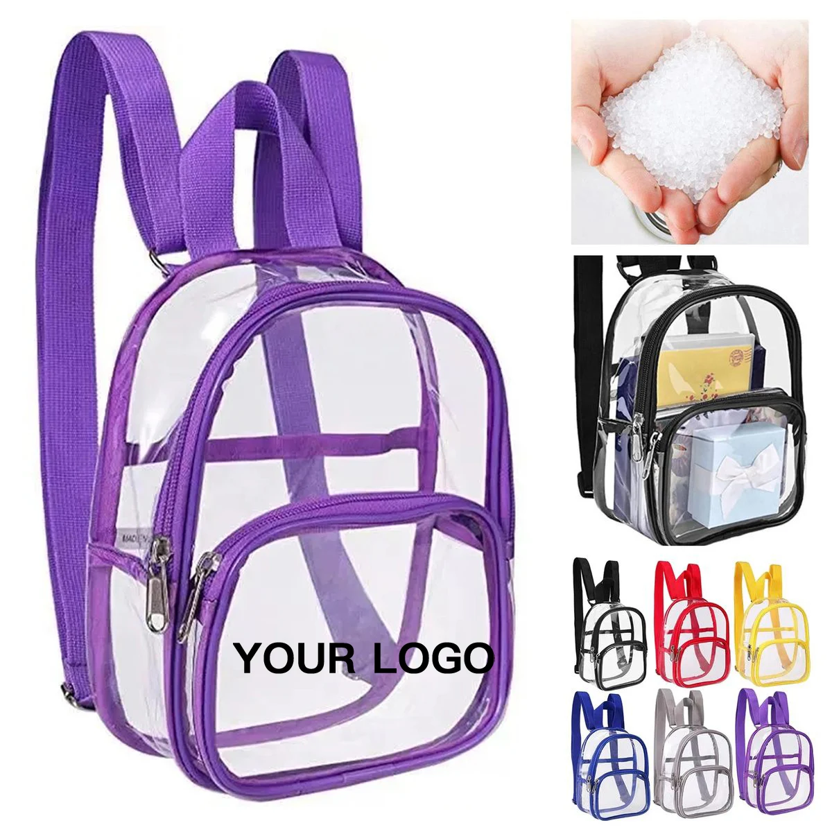 Compact Clear Mini Backpack for Daily Essentials 1