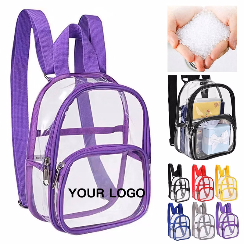 Compact Clear Mini Backpack for Daily Essentials