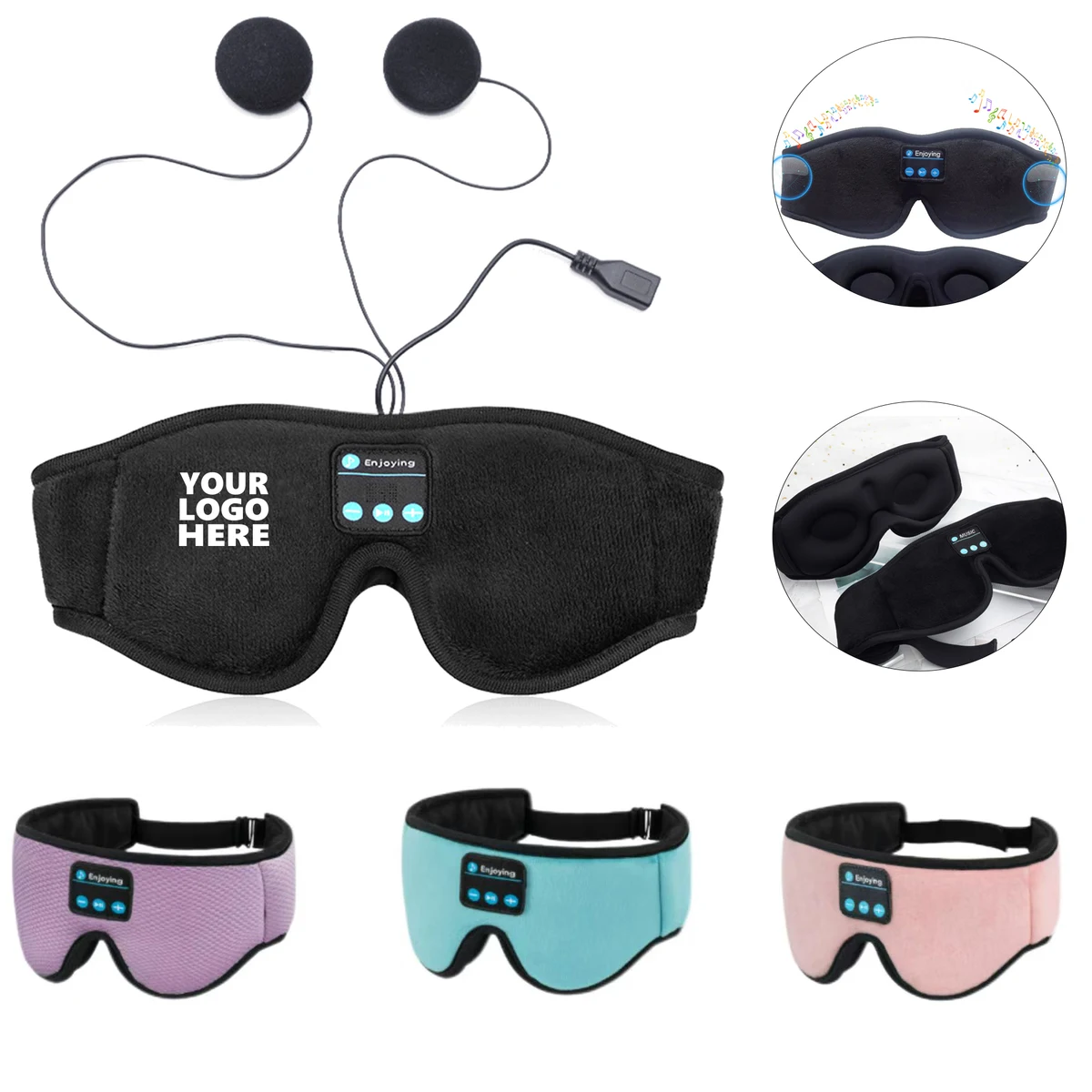 Sleep Eye Mask with Music Function 1