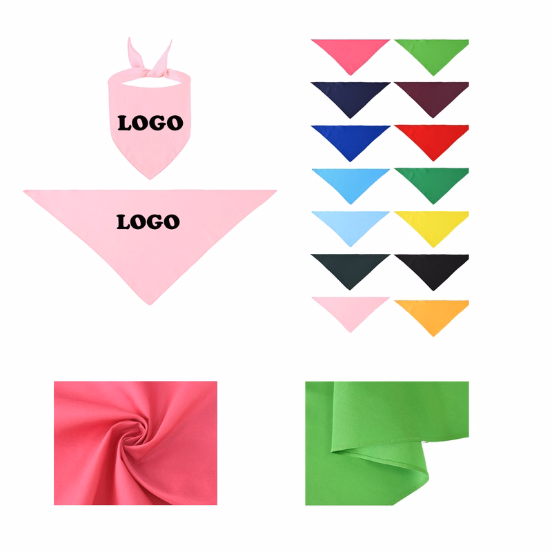 MOQ 50 pcs Logo Pet Bandanas