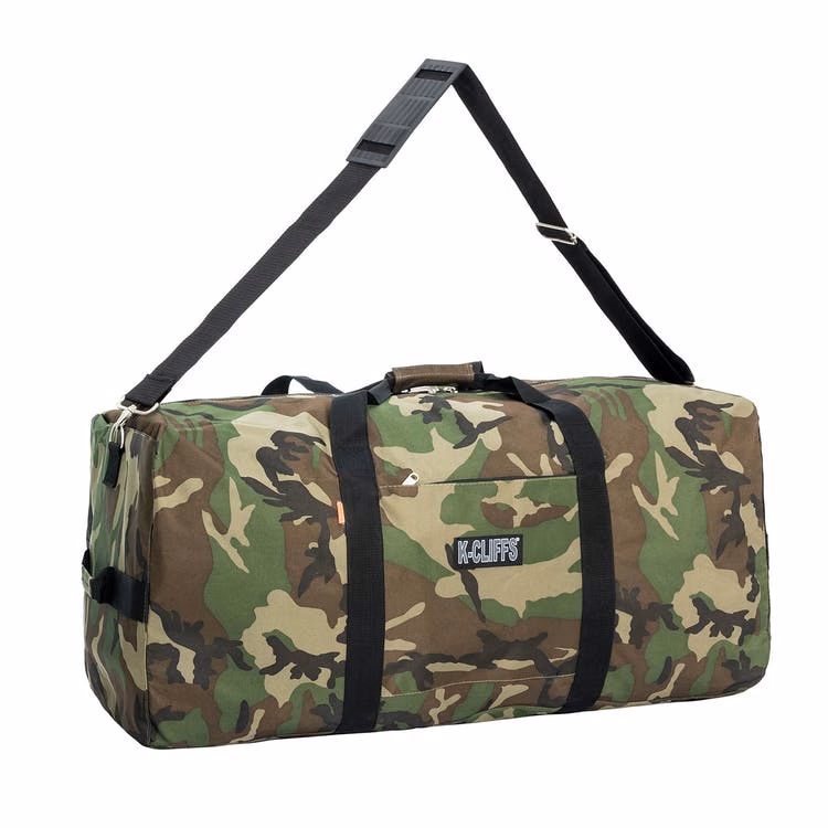 36" Duffel Bags - Camouflage Print Heavy Duty