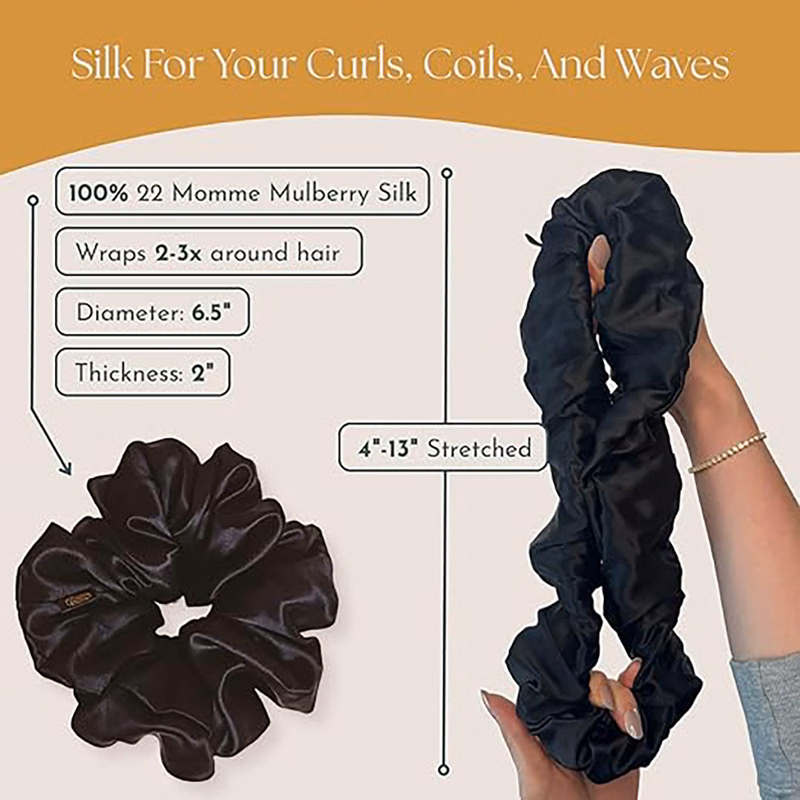 Real Mulberry Silk Scrunchie