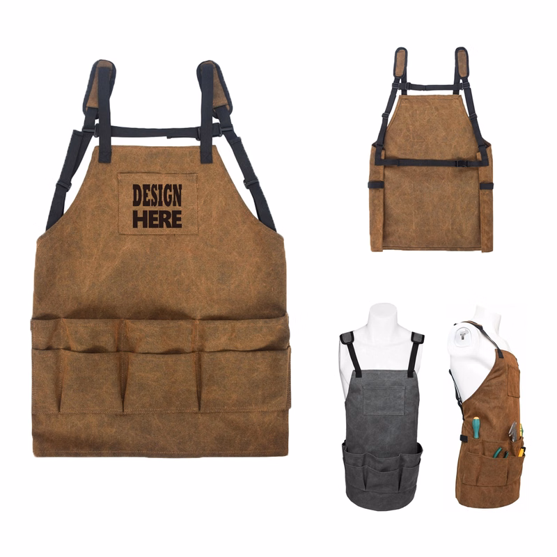 Multi-Tool Canvas Work Apron