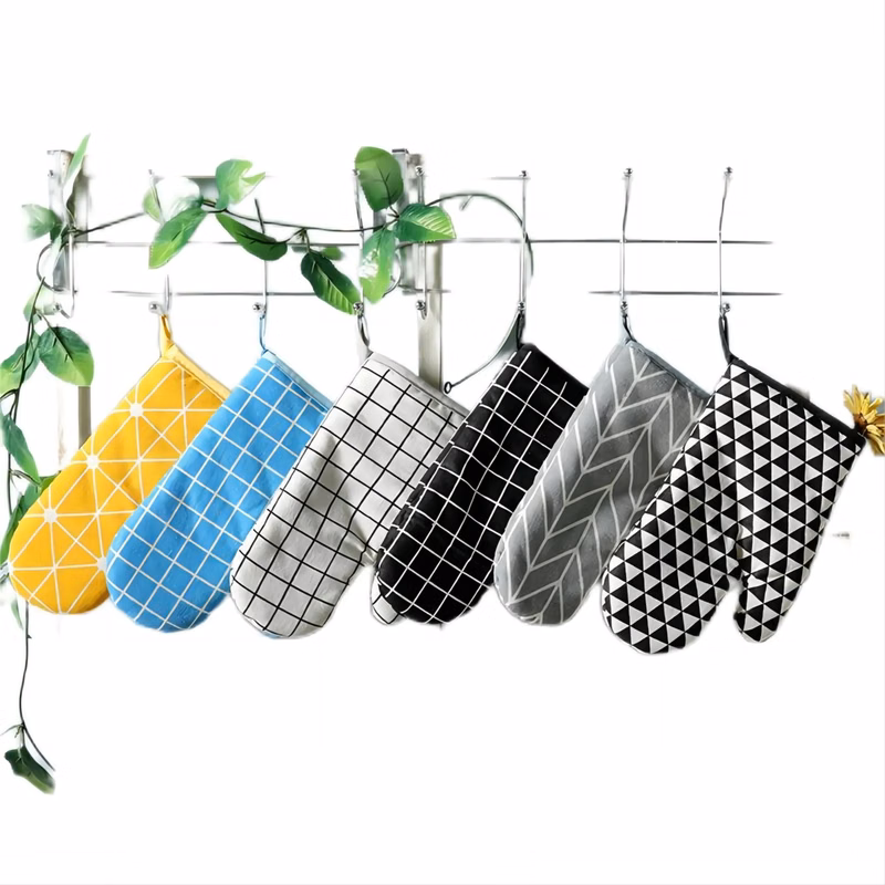 Cotton And Linen Oven Glove