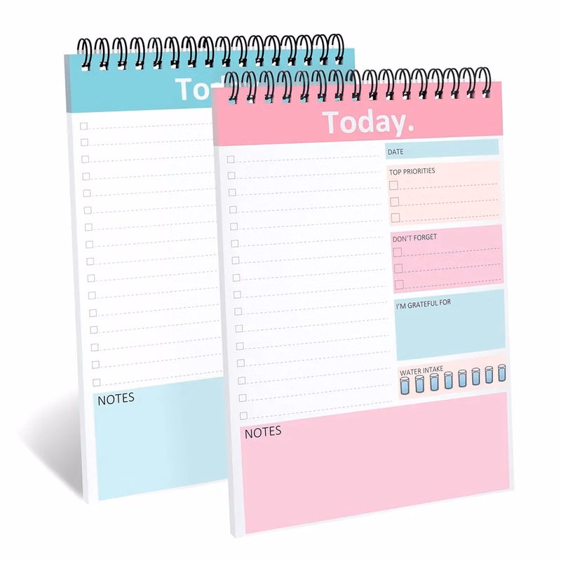 Daily Planner Notepad Undated 52 Sheets