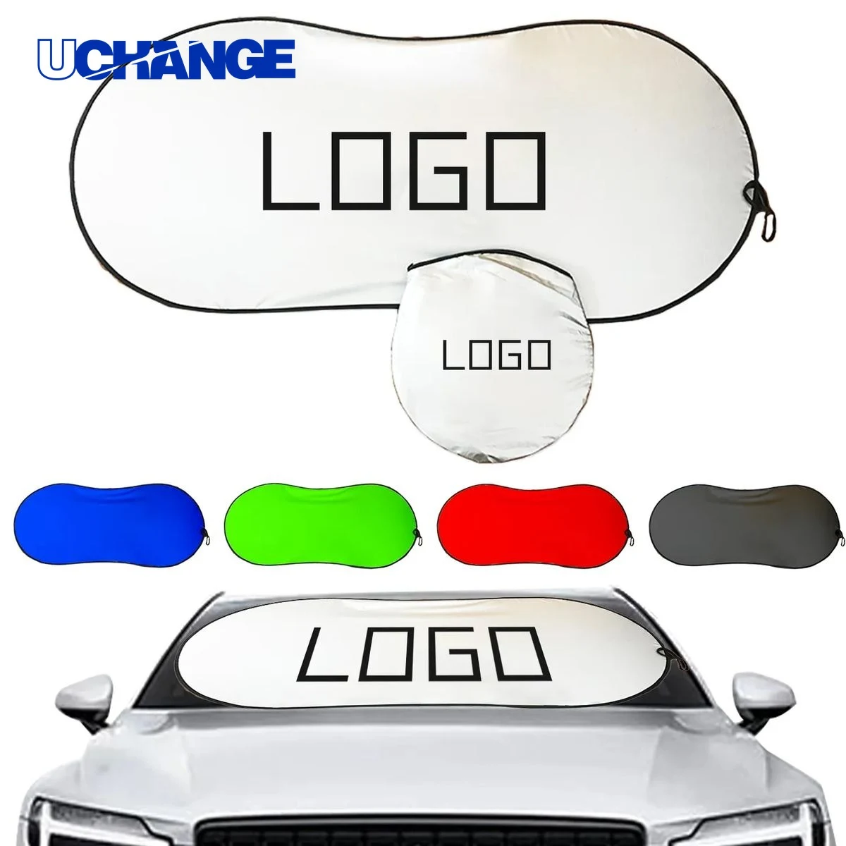 Car Folding Arc Windshield Sunshade 1