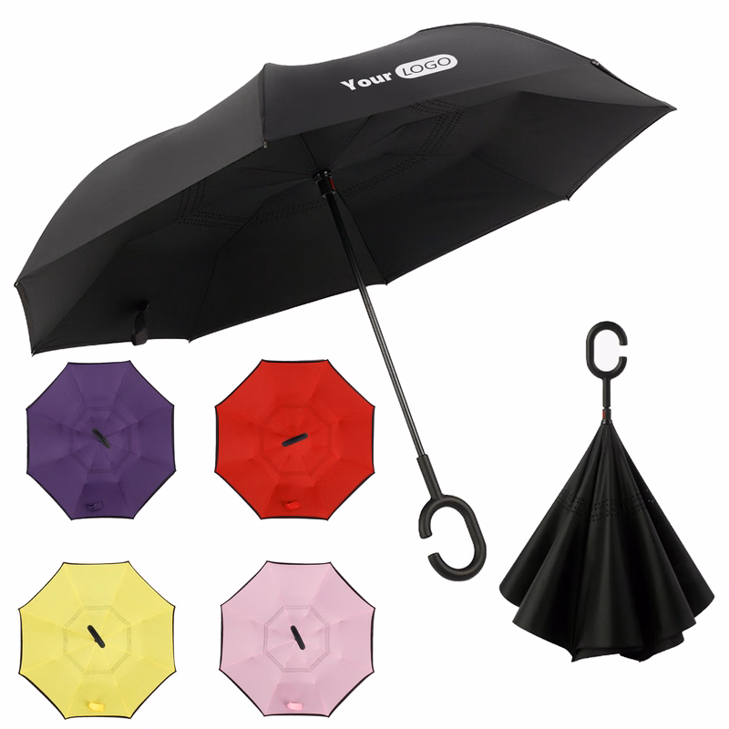 Polyester Reversible Inverted Umbrella