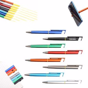 Phone Stand Ballpoint Pen With Highlighter