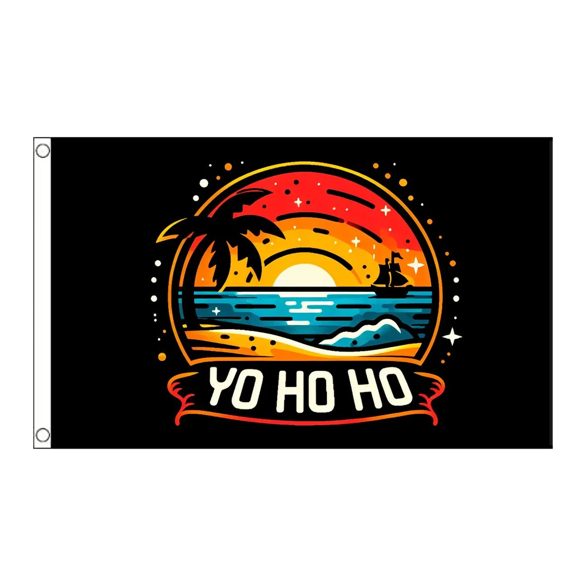 Custom Both Sides Digital Printing Polyester Flag 1