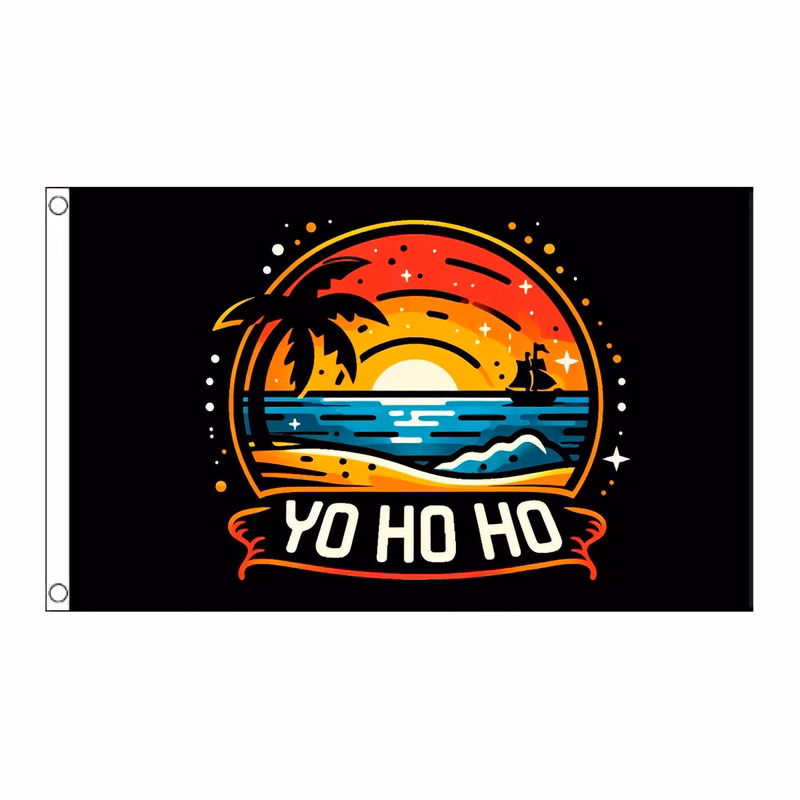 Custom Both Sides Digital Printing Polyester Flag
