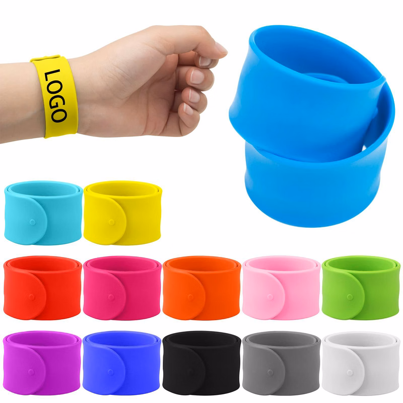 Silicone Snap Bracelets MOQ50pcs