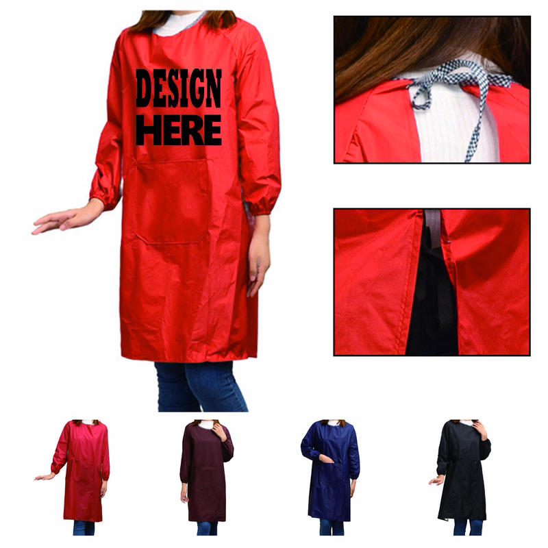 Full Color Smooth Touch Long-Sleeved Apron