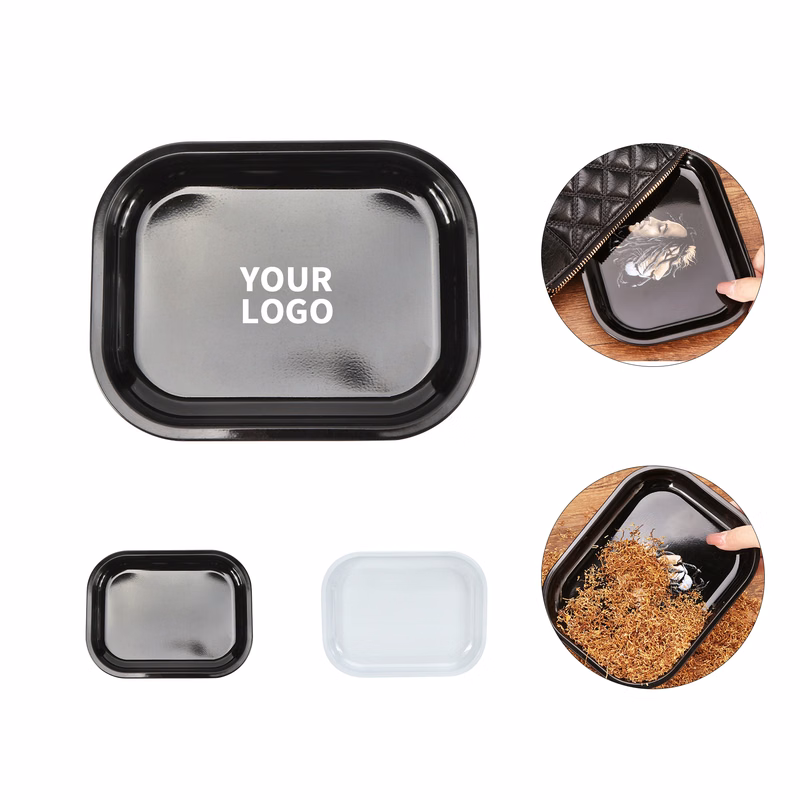 Metal Rolling Utility Tray 7" x 5.5" x 0.6"