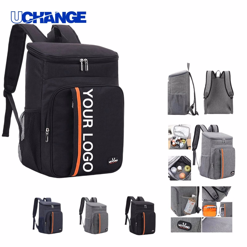 Backpack Cooler Carrier with Front Mesh Pockets