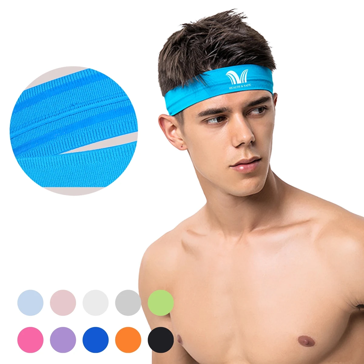 Headbands Sweatbands Nonslip Stretchy Sweat Bands 1