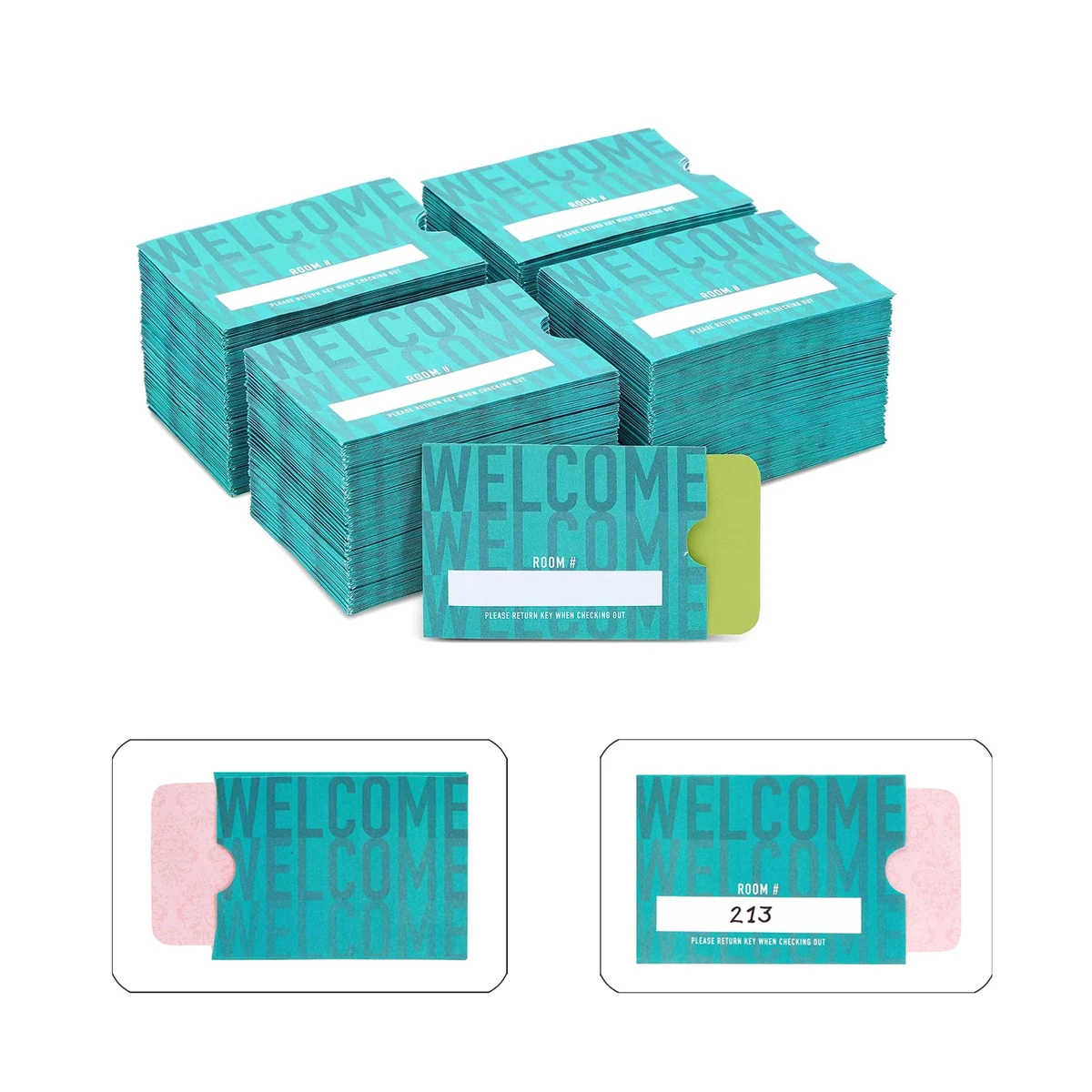 500 Pack Hotel Key Card Envelopes 1