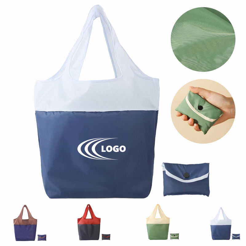 Portable Foldable Bag With Reinforced Handles