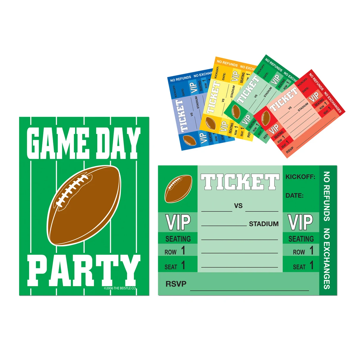 Game Day Football Invitations 1