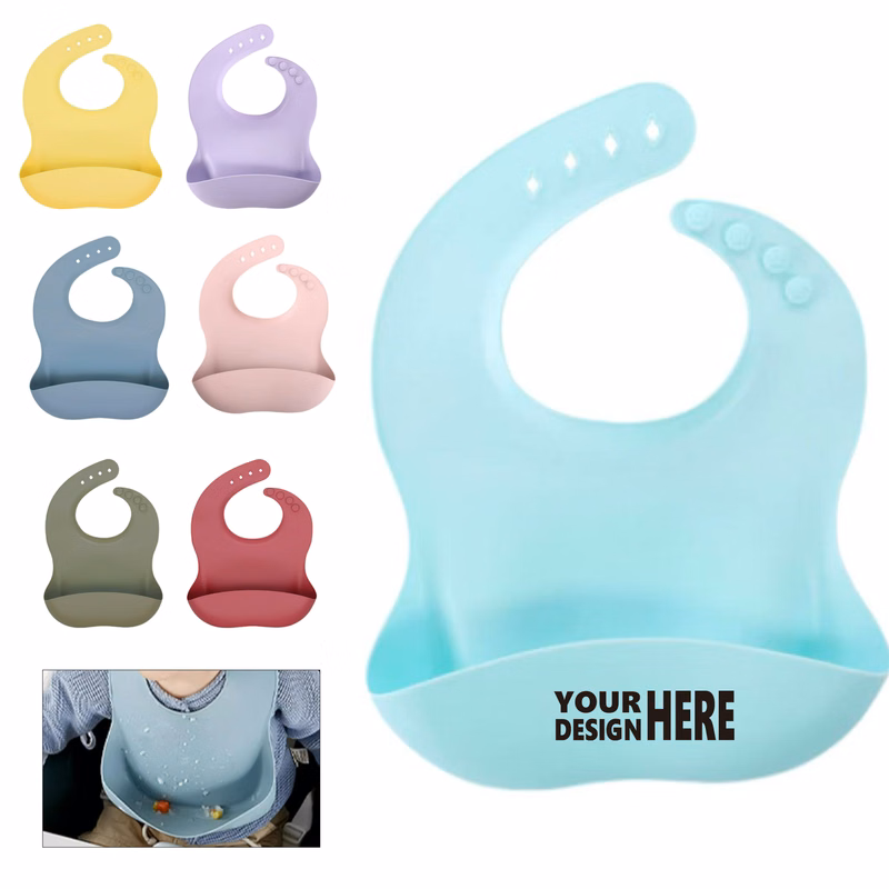 Baby Adjustable Silicone Bib