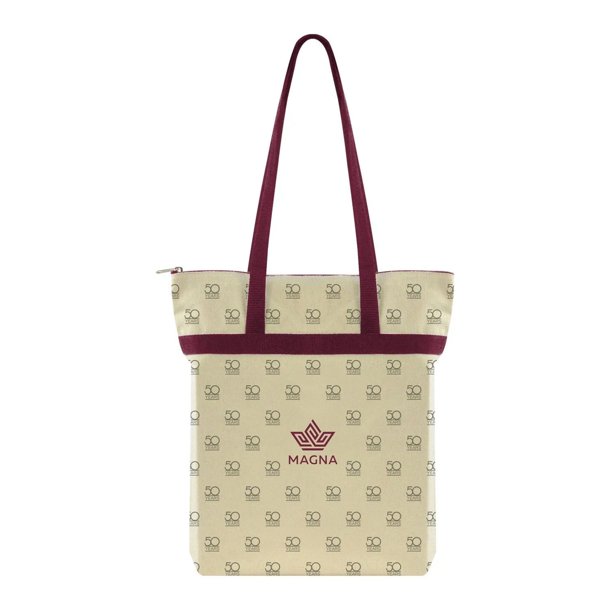 Made-to-Order Zippered Tote All-Over Print 1